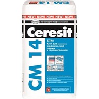 Клей для керамической плитки и керамогранита Ceresit CM 14 Extra, 25 кг