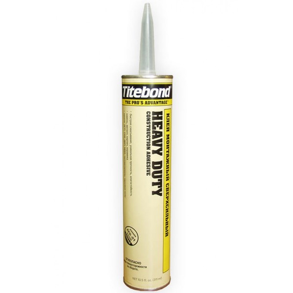 Жидкие гвозди TITEBOND HEAVY DUTY (желтая туба), 300 мл
