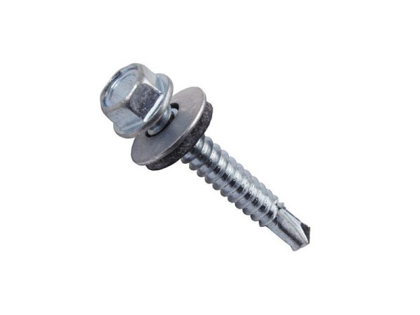 Саморез кровельный с шайбой 6.3x32