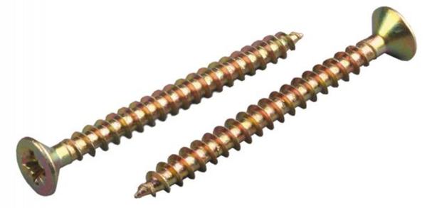 Саморез универсальный желтый Pozi 3x25