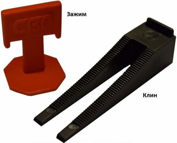 Зажим система выравнивания плитки (100 шт.)