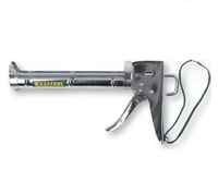 Пистолет KRAFTOOL "INDUSTRIE" для герметиков, полукорпусной, хромированный, 320 мл (06671)
