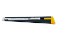 Нож "OLFA" OL-180-BLACK с выдвижным лезвием черный 9 мм