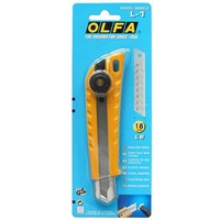 Нож "OLFA" OL-L-1 с выдвижным лезвием эргономичный 18 мм