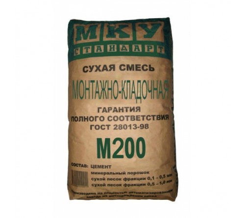 Сухая смесь М200 монтажно-кладочная МКУ, 40 кг