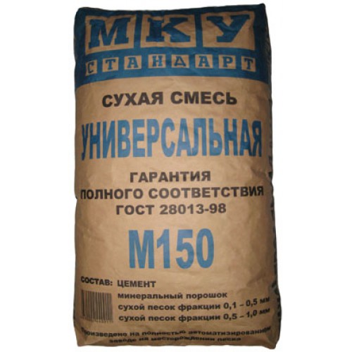 Сухая смесь М 150 универсальная МКУ, 40 кг