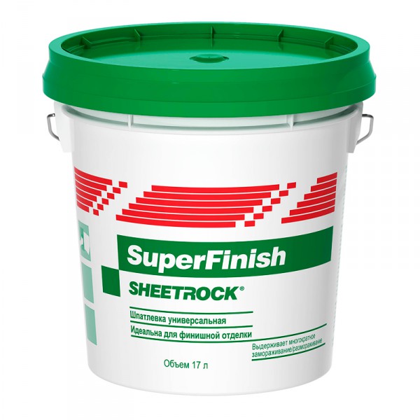 Шпатлевка универсальная Sheetrock SuperFinish, 28 кг